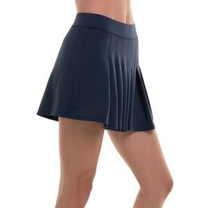 K Swiss Women’s M tennis skirt navy blue pleated